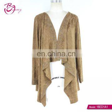 Fashion Ladies Mature Older Knitted Cardigan for Women Over 50 photo-4