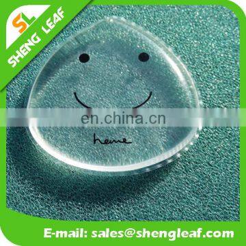 OEM New Design Transparent Cosmetic Makeup Silicone Gel Silicone Powder Puff