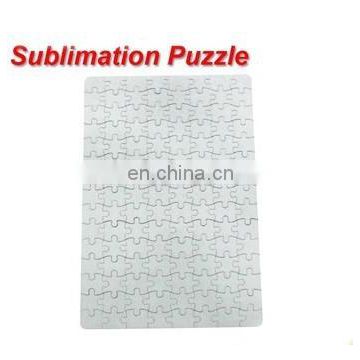 A4 Popular Promotional sublimation puzzle for logo printing