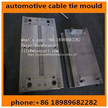 injection molds for automotive auto car cable tie