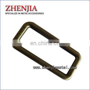 zinc alloy square ring for handbag strap