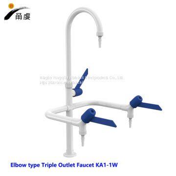 China CDC Laboratory Test Faucets-Triple Outlet Faucet-lab Faucets photo-2