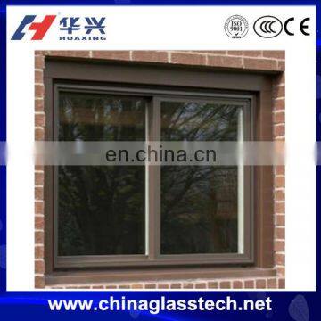 Environmental protecting profile aluminum alloy frame buiding standard sliding single tempered glass liquid crystal window