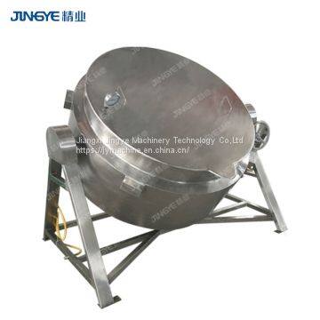 100 Liter Industrial Electric Gas Sanitary Jacketed Cooking Pan Kettle /Stainless Steel Industrial Pressure Cooker photo-3