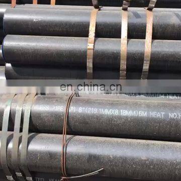 47mm black erw round welded steel pipe Production and processing