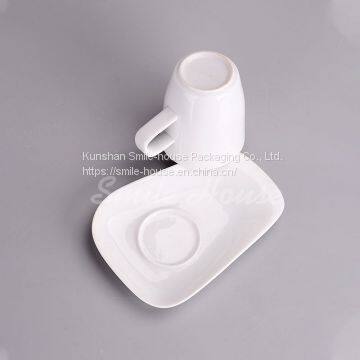 High temperature Ceramic milk and coffee mug with the handle