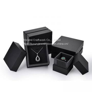 Stocking paper jewelry box without MOQ, fashion cardboard jewelry set box wholesale