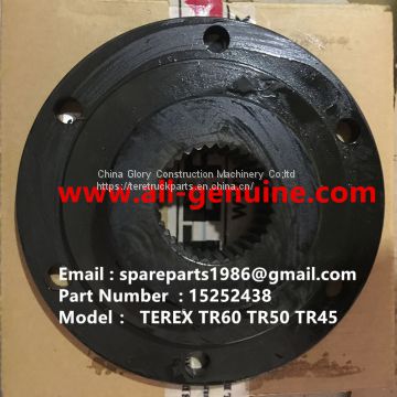 TEREX 15252438 COUPLING FLANGE TR35A 3305F 3305G 3305K 3305B OFF HIGHWAY RIGID DUMP TRUCK MINING HAULER TRANSMISSION