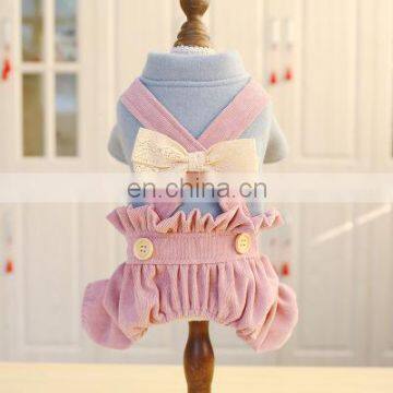Cute Dog Clothes Suspenders Fairy Bowknot Bloomers Pet Puppy Apparel photo-6