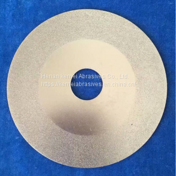 Electroplated diamond cutting disc for cutting glass,fiber oilstone