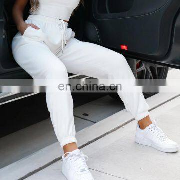 2020 New Arrivals Women Autumn Fashion Casual Pants Ladies Sexy Tie Feet Long Trousers Women Trousers photo-4