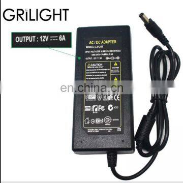 UL Certificate Black and White Color 24V 1A 12v 2a Power Adapter