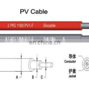 TUV 2 PfG 1169 PV1-F Solar pv Cable 4mm Solar Heating Cable photo-3