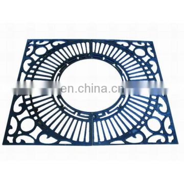 Mesh Triangle Wrought Iron Tree Guard Fence