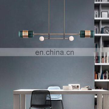 Indoor 40W 2 Heads Oval Modern Pendant Lamp Hanging Led Chandelier photo-6