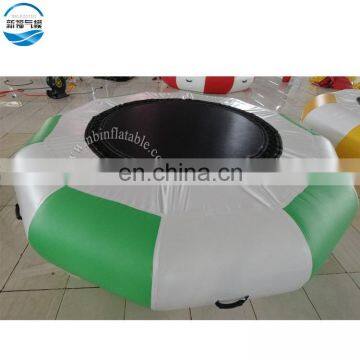 Round Shape Inflatable Water Jumping Trampoline, Inflatable Water Floating Bed for Family photo-4