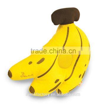 Popular design fruit shaped bluetooth cushion speaker for promotional