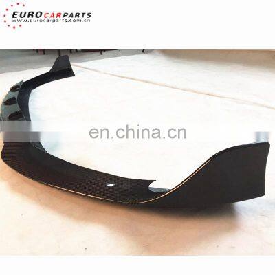 C63 Front Lip Fit for MB C-class W205 C63 2014-2016year Sedan to B-style Carbon Fiber C63 Carbon Front Spoiler photo-2