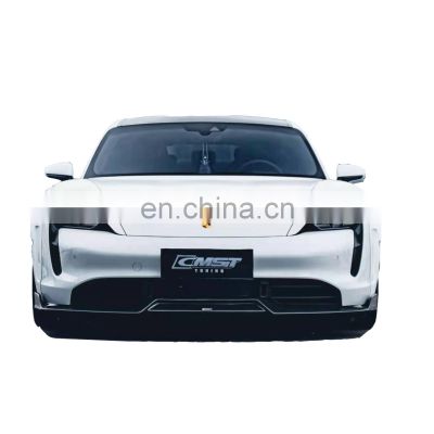 Carbon fiber wide body kit for Porsche Taycan turbo front lip rear diffuser side skirts and spoiler for Taycan turbo bodykit