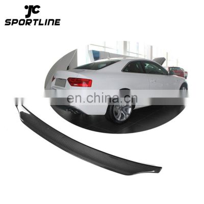 CA Style Carbon Fiber S5 RS5 Rear Spoiler for Audi A5 Coupe 2-Door 2008-2016