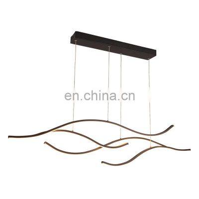 Nordic creative simple personality long lines pendant light for decorate