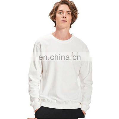 2021 autumn and winter new cotton men's brand loose printing high street long-sleeved round neck sweater