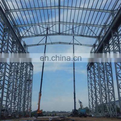 Low Cost light steel structure frame construction warehouse building