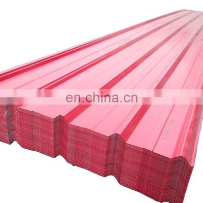 China low cost light steel galvanized corrugated roofing panel metal sheet without thermal insulation