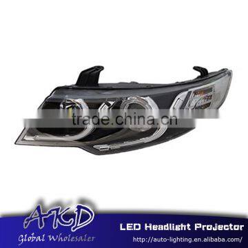 AKD Car Styling for Forte LED Headlights A-Type 2009-2012 Forte LED Head Lamp Projector Bi Xenon Hid H7 photo-2