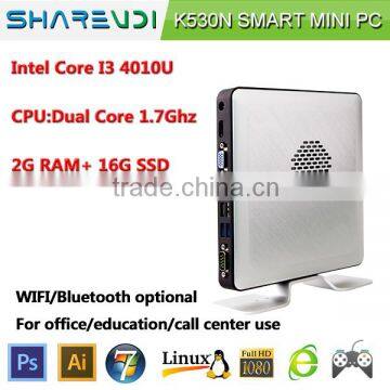 New arrival SHAREVDI Intel core I3 4010U MINI PC K530N