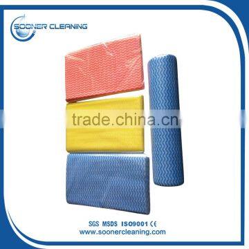 [soonerclean] Nonwoven Wave Line Printed Polyester Fabric for House Cleaning