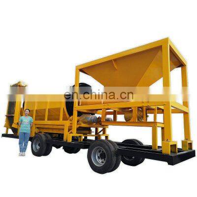 Mobile compost fertilizer screening machine and compost sieving machine