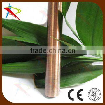 copper color curtain pipe pole iron curtain pole