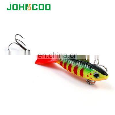 JOHNCOO Balancer Ice Fishing Lure 12g Sinking Vibration Winter Fishing Lure Hard Plastic Artificial VIB Lead Jigging