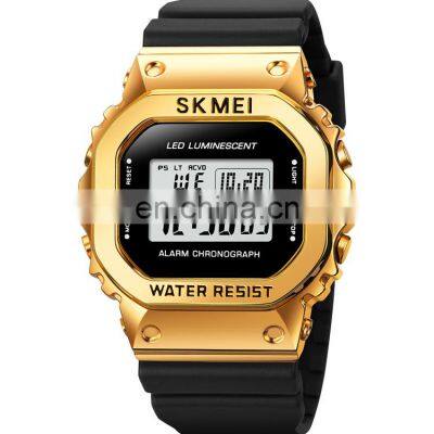 New arrival luxury digital men wristwatch Skmei 1851 square dial 30m waterproof top quality hand watch