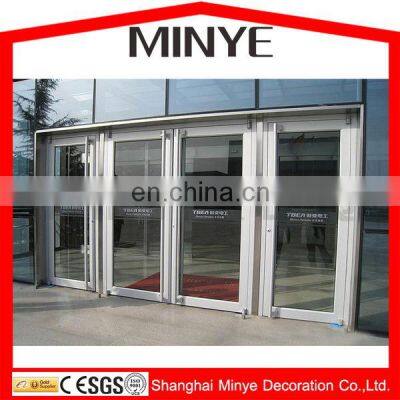 Aluminum Frame Design Office Entry Door for Commerical With Door Closer photo-5