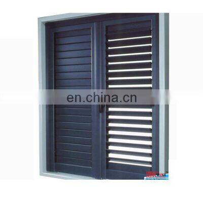 Good Quality UPVC Fixed Glass  Windows Shutter Adjustable window-shades