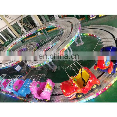 Outdoor amusement park ride kids game mini shuttle