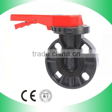 Good Price and Quality Pvc Pipe Fittings Butterfly Valve(handle levertype) Made in China