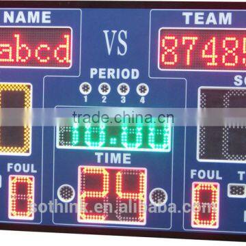 High quality customized electronic LED multi-sports scoreboard