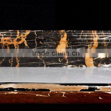 AF Black Marble Skriting 600*150mm photo-2
