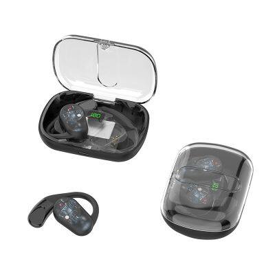 New Storage Box Earphone OWS Earphones Bluetooth Headphones Bluetooth Rotatable Speaker Hifi Airbuds Earbuds Wireless Sport Gift