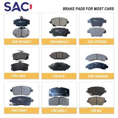 Auto Car Brake Pads D1344 D2104 for Toyota Hiace Dyna photo-4
