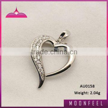 heart 925 sterling silver jewelry pendants