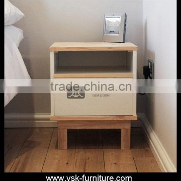 NI-005 Modern Design Bed Side Wood Table For Hotel