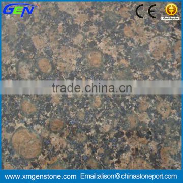 2016 New professional natural polished baltic brown import granite stairs tile