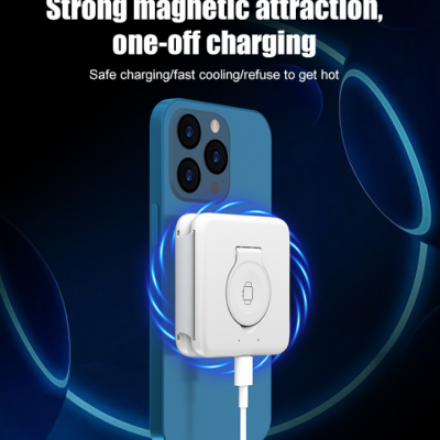Cross Border 3-in-1 Magnetic Folding Wireless Charger Charging Watch Earphone Folding Stand（Wechat:13510231336） photo-3