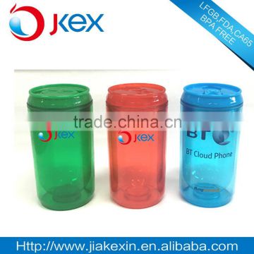 BPA FREE cola can in transparent color