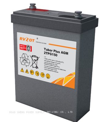 RVZOT BATTERY 2TPA150 LU SHENG 2V150AH Battery seismic bracket