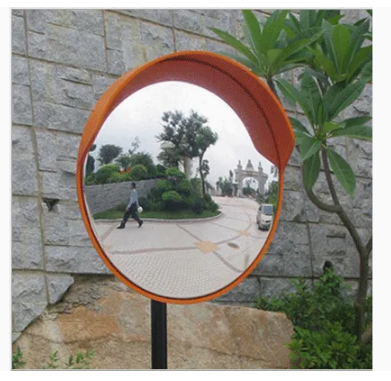 30 45 60 80 100cm Espelho Convexo de Viação em Aço Inox para Segurança do Trânsito Rodoviário photo-2